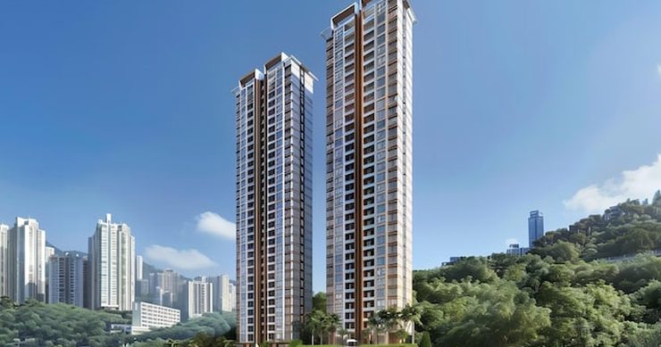 Illustrative apartment render, New Cuffe Parade, Wadala East, Mumbai