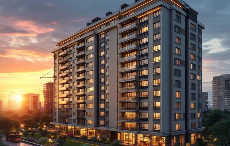 Illustrative render of DTG Azure, Borivali West, Mumbai