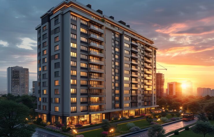 Illustrative apartment render, Jaydev Singh Nagar, Bhandup West, Mumbai