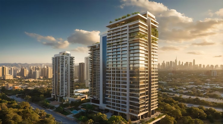Illustrative apartment render, New Cuffe Parade, Wadala, Mumbai