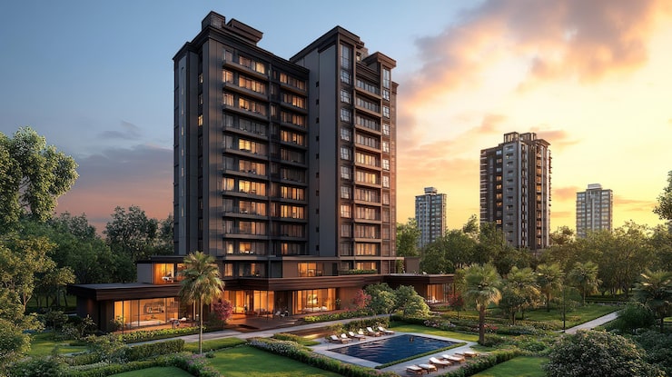 Illustrative render of Kalpataru Parkcity Estella, Kolshet Road, Thane, Mumbai