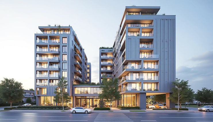 Illustrative apartment render, LBS Marg, Bhandup West, Mumbai