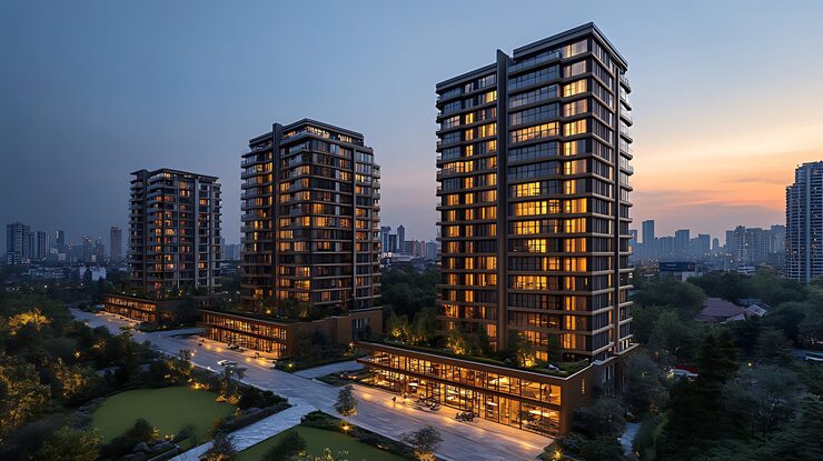 Illustrative render of Kolte Patil Vivere, Bangur Nagar, Goregaon West, Mumbai