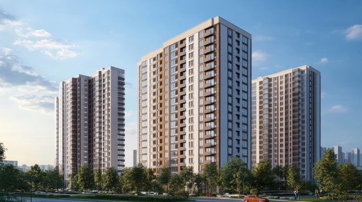 Illustrative apartment render, Kannamwar Nagar, Vikhroli East, Mumbai