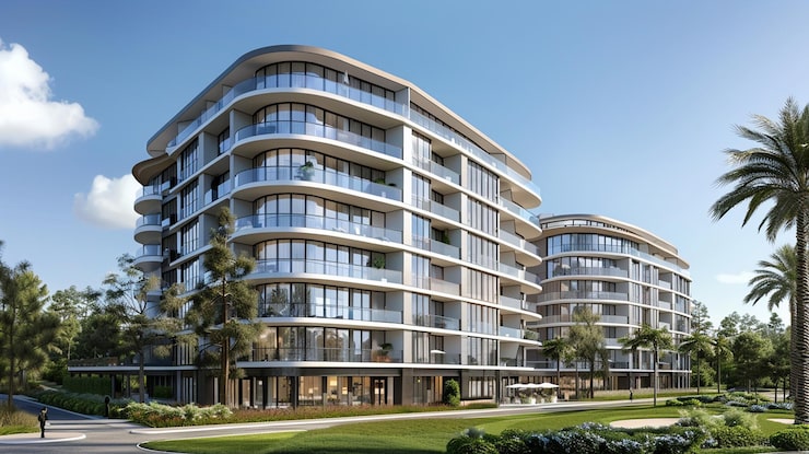Illustrative commercial tower render, Bandra Kurla Complex, Mumbai