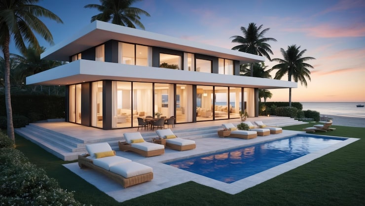 Illustrative render of villas, Munawali, Alibaug